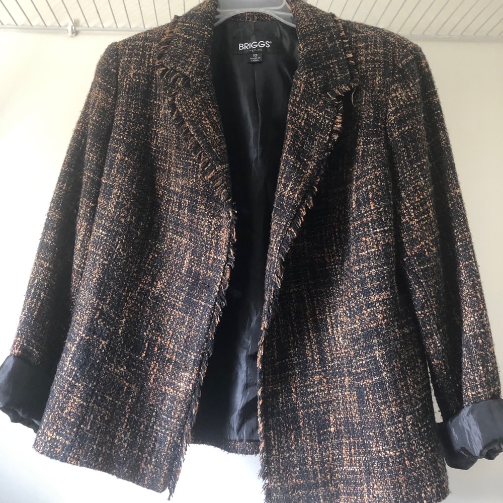 BRIGGS tweed blazer